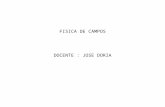 FISICA DE CAMPOS DOCENTE : JOSE DORIA. 1.Concepto de electrostática. 2.Conservación de carga. 3.Fuerzas y cargas eléctricas. 4.Carga por fricción, por.