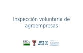 Inspección voluntaria de agroempresas. USDA colabora con el fortalecimiento de capacidades de las agroempresas salvadoreñas de frutas y hortalizas.