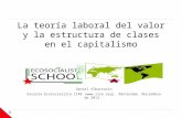 La teoría laboral del valor y la estructura de clases en el capitalismo Daniel Albarracín Escuela Ecosocialista IIRE (). Amsterdam. Noviembre.