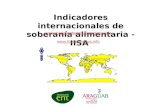 Indicadores internacionales de soberanía alimentaria - IISA  .