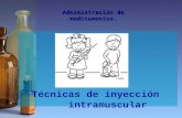 Administración de medicamentos. Técnicas de inyección intramuscular.