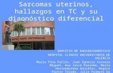 Sarcomas uterinos, hallazgos en TC y su diagnóstico diferencial SERVICIO DE RADIODIAGNÓSTICO HOSPITAL CLÍNICO UNIVERSITARIO DE VALENCIA María Pina Pallín,
