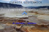 ENERGÍA GEOTÉRMICA EL CALOR EXISTENTE EN EL INTERIOR DE LA TIERRA ES TAMBIÉN UNA FUENTE DE ENERGÍA DEPENDE DE LA ZONA GEOGRÁFICA NaturalesCentrales geotérmicas.