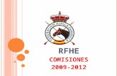 RFHE COMISIONES 2009-2012 1. 1. C OMISIÓN DE SALTOS (I) COMISIÓN DE SALTOS NACIONAL – JAIME DE RIVERA, PRESIDENTE – MARÍA FERNANDA CUERVO – SANTIAGO DE.