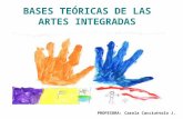 BASES TEÓRICAS DE LAS ARTES INTEGRADAS PROFESORA: Carola Cacciuttolo J.