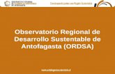 Observatorio Regional de Desarrollo Sustentable de Antofagasta (ORDSA)