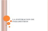 L A ESTIMACION DE PARAMETROS 1. /31 CONTENIDO Principio fundamental de la estimación de parámetros Un metodo grafico para la estimacion de parametros.