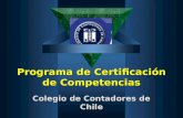 Programa de Certificación de Competencias Colegio de Contadores de Chile.