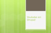 Youtube en Drupal. Primer paso  Primero se tiene que activar el modulo php filter, no se necesita instalar ya viene en la sección de módulos de Drupal.