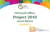 Microsoft Office Project 2010 Curso Básico Unidad 4.