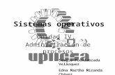 Sergio Fuenlabrada Velázquez Edna Martha Miranda Chávez Sistemas operativos Unidad IV. Administración de procesos.