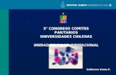 5° CONGRESO COMITES PARITARIOS UNIVERSIDADES CHILENAS UNIDAD DE SALUD OCUPACIONAL Guillermo Urzúa P.