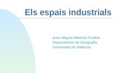 Els espais industrials Juan Miguel Albertos Puebla Departament de Geografía Universitat de València.