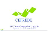 XLIV Junta Semestral de Predicción Chiclana, 22 y 23 de mayo de 2003.
