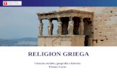 RELIGION GRIEGA Ciencias sociales, geografía e historia Primer Curso.