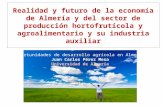 Realidad y futuro de la economía de Almería y del sector de producción hortofrutícola y agroalimentario y su industria auxiliar Oportunidades de desarrollo.