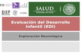 Generalidades Evaluación del Desarrollo Infantil (EDI) Exploración Neurológica.