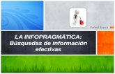 Rafael Ibarra LA INFOPRAGMÁTICA: Búsquedas de información efectivas.