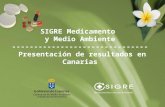 Lkjlkjlkj Por la salud de la naturaleza SIGRE Medicamento y Medio Ambiente ------------------------------- Presentación de resultados en Canarias.