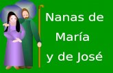 Nanas de María y de José ¡¡Ay, ay, cantaba María, ay, ay, cantaba José!!. Sabiendo próximo el día sabiendo que se acercaba el nacimiento del Niño los.