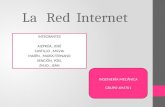 La Red Internet INTEGRANTES AIZPRÚA, JOSÉ CASTILLO, MILVIA MARÍN, MARÍA FERNAND SENCIÓN, YOEL ZHUO, JEAN INGENIERÍA MECÁNICA GRUPO 4IM701.