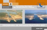 PROGRAMA DE INFRAESTRUCTURA 2007 JUNIO 2007 Comisión Nacional de Acuacultura y Pesca.