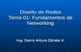 Diseño de Redes Tema 01: Fundamentos de Networking Ing. Denis Arturo Zárate V.