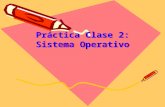 Práctica Clase 2: Sistema Operativo. Crear un Acceso Directo Sobre fondo del escritorio opción Acceso directo del menú Nuevo. Examinar la Unidad C: para.