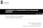 Emilio Ontiveros. Crecimiento y Conocimiento en la economía española 1 Emilio Ontiveros Baeza eontiveros@afi.es  Zaragoza, 28 de.