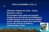 Pico Anzotiello 2.211 m. Ubicación: Macizo de Linza – Zuriza Desnivel: 1.040 m. El Anzotiello forma parte del pequeño macizo de La Gorreta de Los Gabachos.
