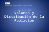 ANEXO 55 Iº MEDIO Volumen y Distribución de la Población Departamento de Historia, Geografía y Ciencias Sociales.