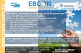 Www.ebcon.com.mx Enterprise Business Consulting, S.A. de C.V. Epigmeneo González #500 4º. Piso Ubicados en el Parque Tecnológico Fracc. San Pablo C.P.