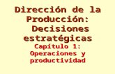 Dirección de la Producción: Decisiones estratégicas Capítulo 1: Operaciones y productividad.