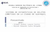 Presentado por: o Kleber Andres Loayza Castro o Hernán Eduardo Cueva Delgado ESCUELA SUPERIOR POLITÉCNICA DEL LITORAL FACULTAD DE INGENIERÍA EN ELECTRICIDAD.