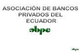 En este cuadro respaldo patrimonial 10% FUENTE: Superintendencia de Bancos / Boletín Financiero / Bancos Privados.