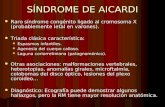 SÍNDROME DE AICARDI Raro síndrome congénito ligado al cromosoma X (probablemente letal en varones). Raro síndrome congénito ligado al cromosoma X (probablemente.
