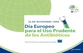 Ecdc.europa.eu 18 DE NOVIEMBRE 2008. Los antibióticos siempre con receta médica.