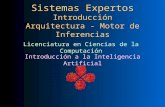 Sistemas Expertos Introducción Arquitectura - Motor de Inferencias Introducción a la Inteligencia Artificial Licenciatura en Ciencias de la Computación.