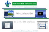 Cuerpo Académico Dinámica de Sistemas UV-CA-281 Virtualización De la IBM 360 a la Nube Instituto de Ingeniería: //.