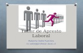 Taller de Apresto Laboral Roberto Valle Fuentes ro.valle@profesor.duoc.cl.