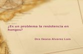 ¿Es un problema la resistencia en hongos? Dra Ileana Alvarez Lam.