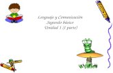 Lenguaje y Comunicación Segundo básico Unidad 1 (I parte)