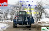 RCA 3201 RCA 320 – 2 RCA 320 – 2E RCA 380 RCA 380 E 10/2006 Engrase.