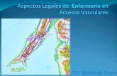 Aspectos Legales de Enfermería en Accesos Vasculares Lic. Rosalinda Segovia.