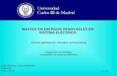 1 / 12 MASTER EN ENERGIAS RENOVABLES EN SISTEMA ELÉCTRICO Gestionabilidad de centrales termosolares Integración de energías renovables en sistema eléctrico