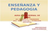 AURA ELENA BERNAL DE ROJAS LIC. PSICOLOGIA Y PEDAGOGÍA MAG. INVESTIGACIÓN Y TECNOLOGÍA EDUCATIVA “” UNIVERSIDAD SURCOLOMBIANA.