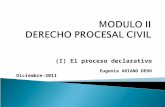 (I) El proceso declarativo Eugenia ARIANO DEHO Diciembre-2011.