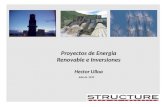 Proyectos de Energia Renovable e Inversiones Hector Ulloa Julio de 2010.