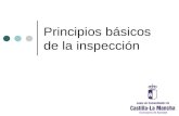 Principios básicos de la inspección. Intervención administrativa de defensa de los consumidores Actividad de fomento (subvenciones). Actividad de servicio.