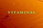 V I T A M I N A S. CONCEPTO VITAMINAS Las VITAMINAS son compuestos orgánicos que no producen energía, son esenciales para el metabolismo humano normal.